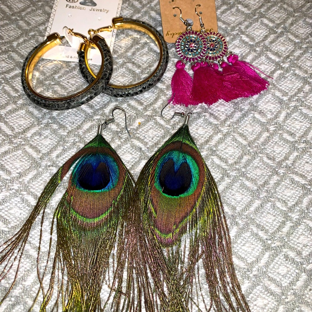 Fun colorful earrings!